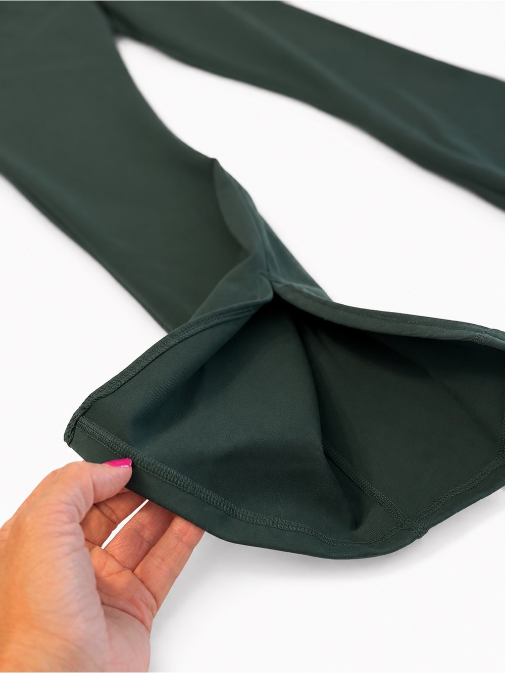 Fabletics PowerHold Flare Pant - Forest Green - Picture 5 of 6